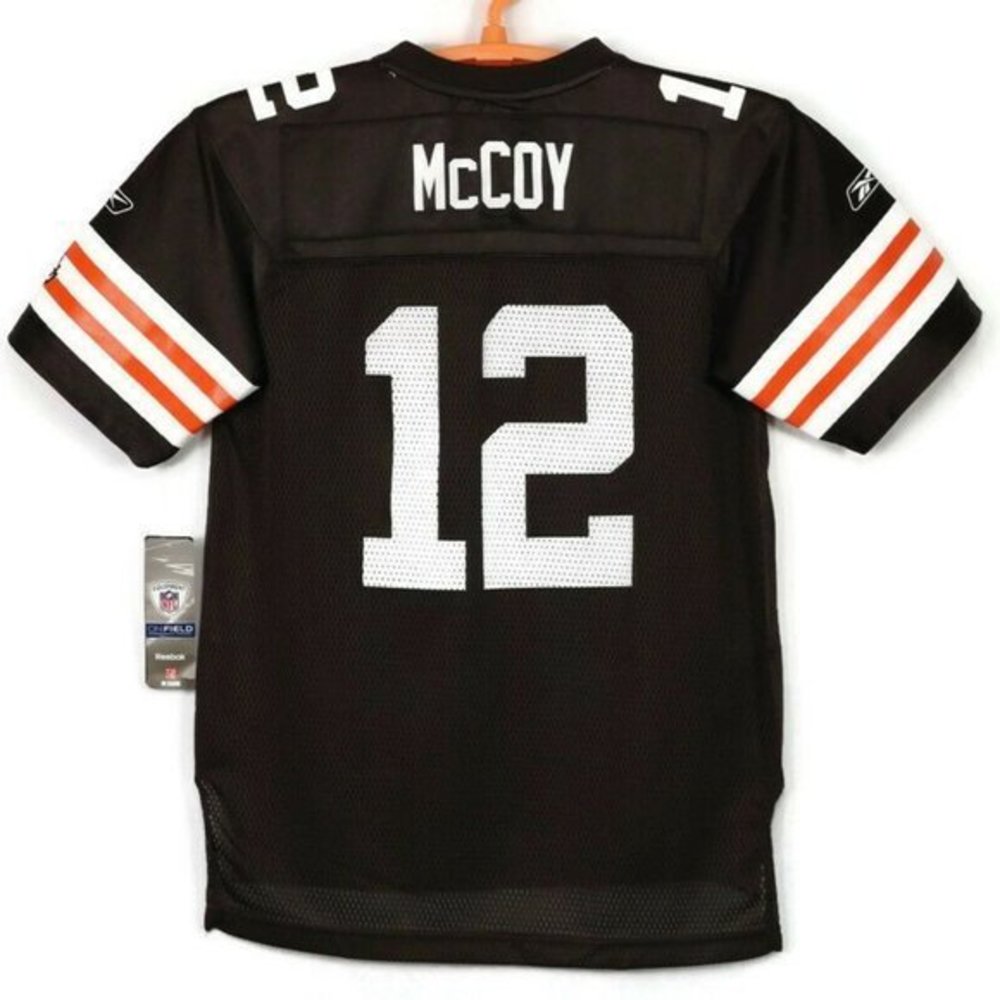 Cleveland Browns Youth Kids Jersey Shirt Reebok #12 McCoy L Large‎ 14 16